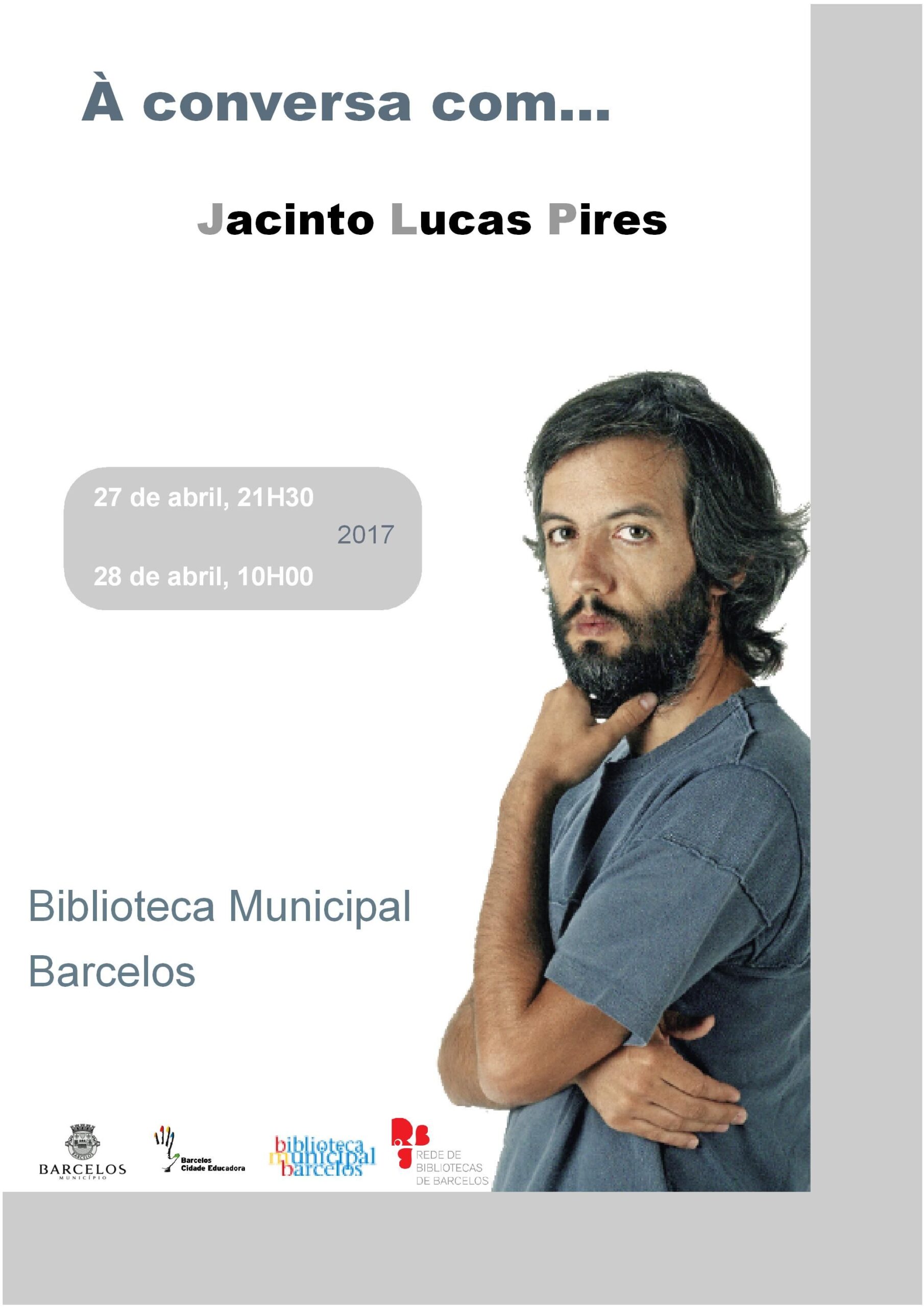 Jacinto Lucas Pires na Biblioteca Municipal