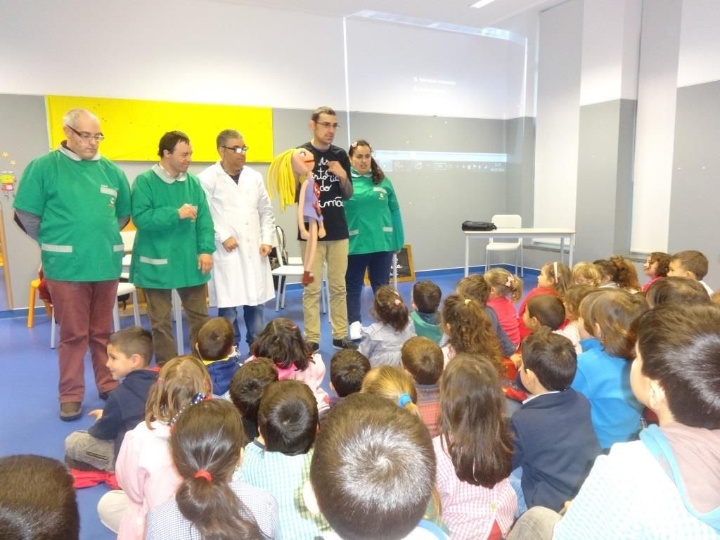 As histórias da Rita Sabichona vieram ao jardim de infância de Fragoso