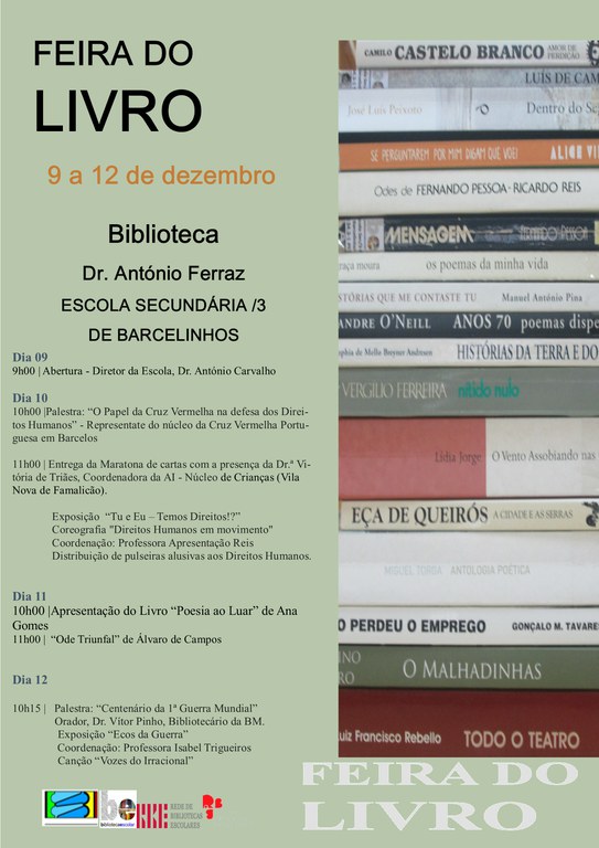 Feira do Livro da Biblioteca Escolar Dr. António Ferraz