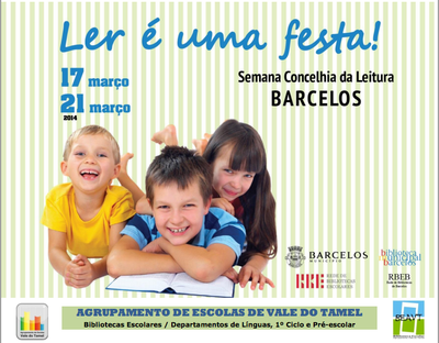 Semana da Leitura 2014 no Agrupamento Vale do Tamel