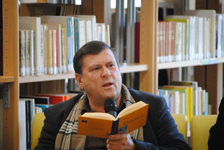 António Mota na Biblioteca da Esaf