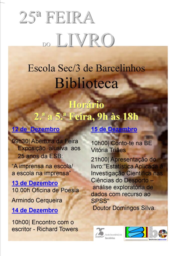 Feira do Livro na Escola Secundária de Barcelinhos