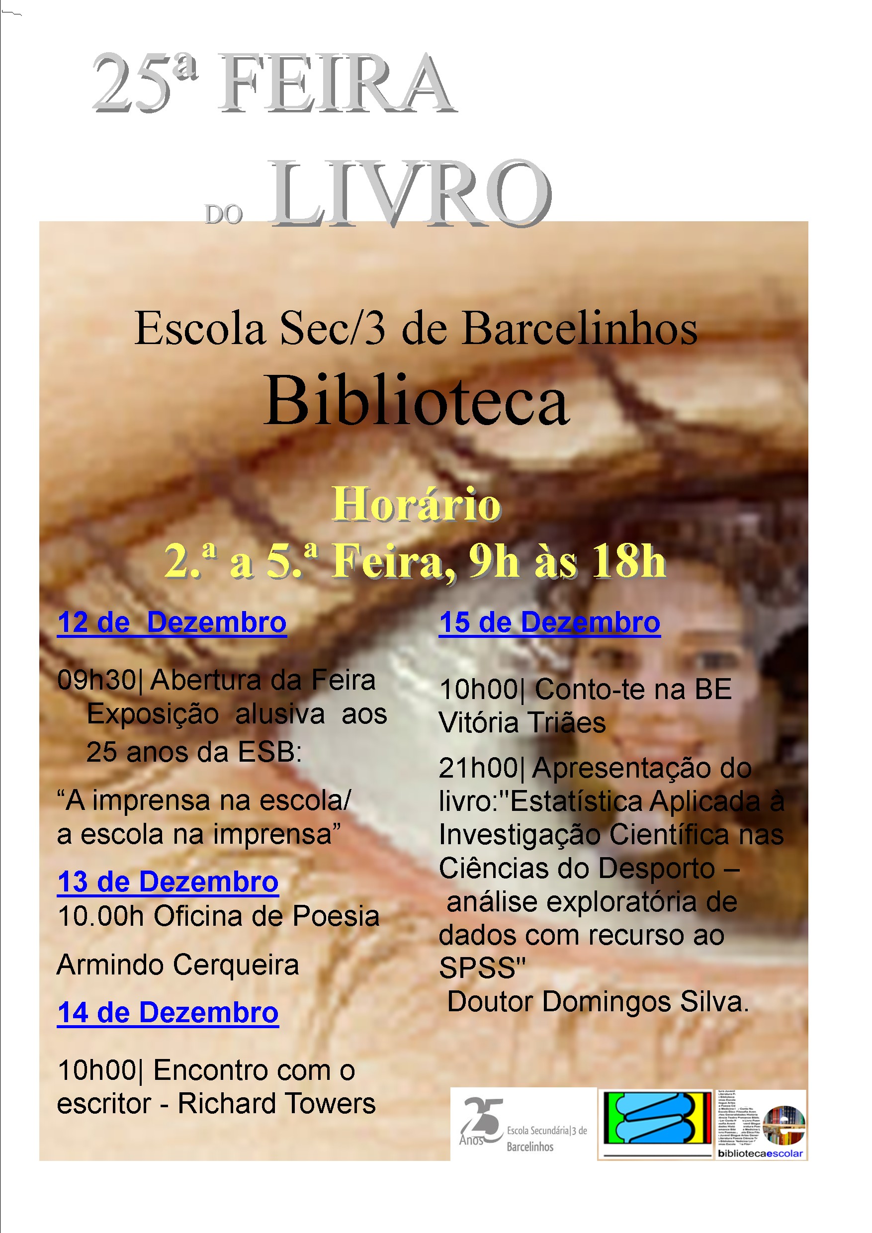 Feira do Livro na Escola Secundária de Barcelinhos