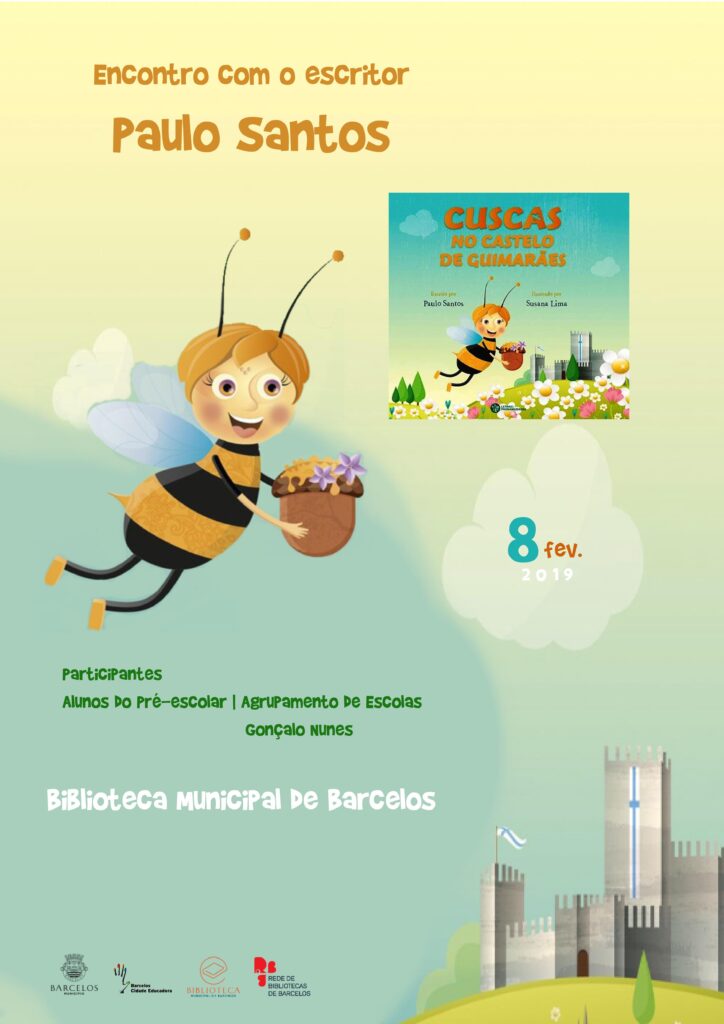 Escritor Paulo Santos na Biblioteca Municipal